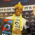 メガが「Rip Curl Cup Padang Padang」で３位入賞！