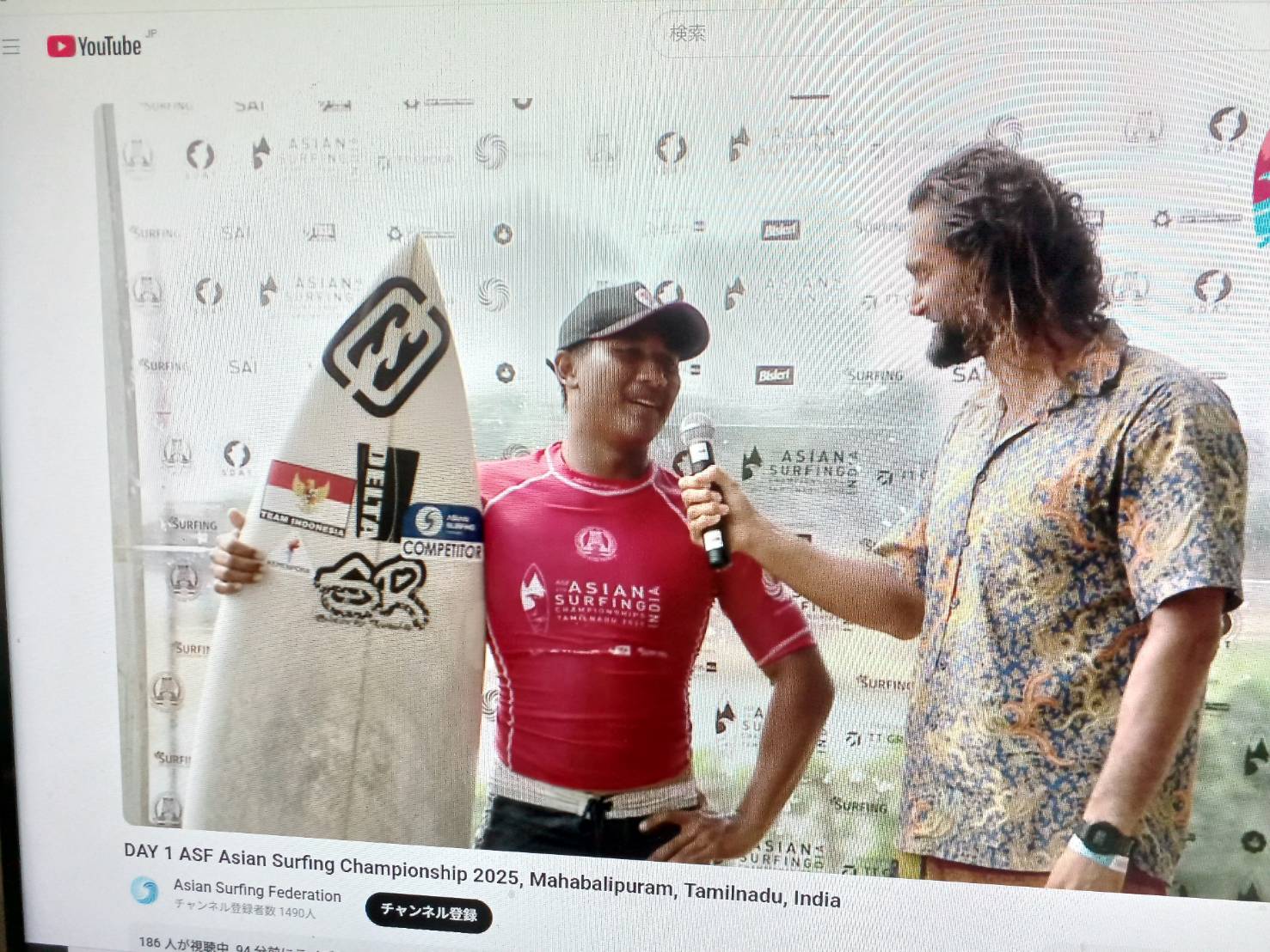 メガがアジア大会のインドネシア代表ですね！